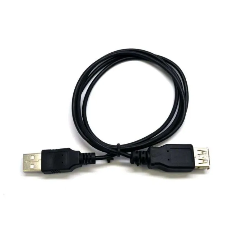 C-TECH USB A-A 1,8m 2.0 predlžovací, čierny (CB-USB2AA-18-B)