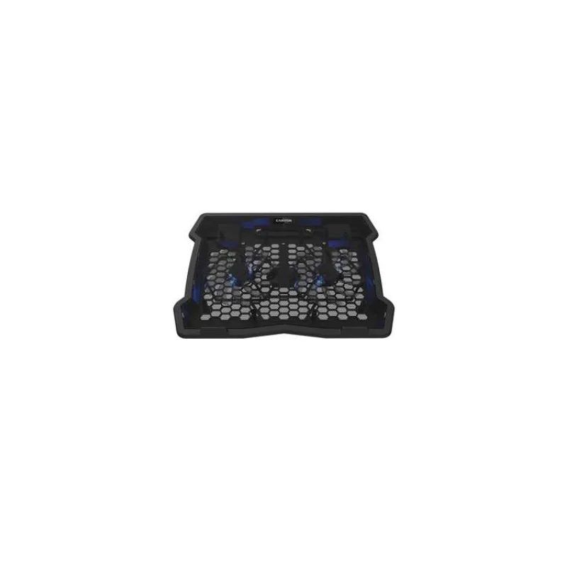 Canyon NS-03, chladiaci podstavec s 2 ventilátormi pre notebook 10´´ - 15.6", LED podsvietenie, čierny (CNE-HNS03)