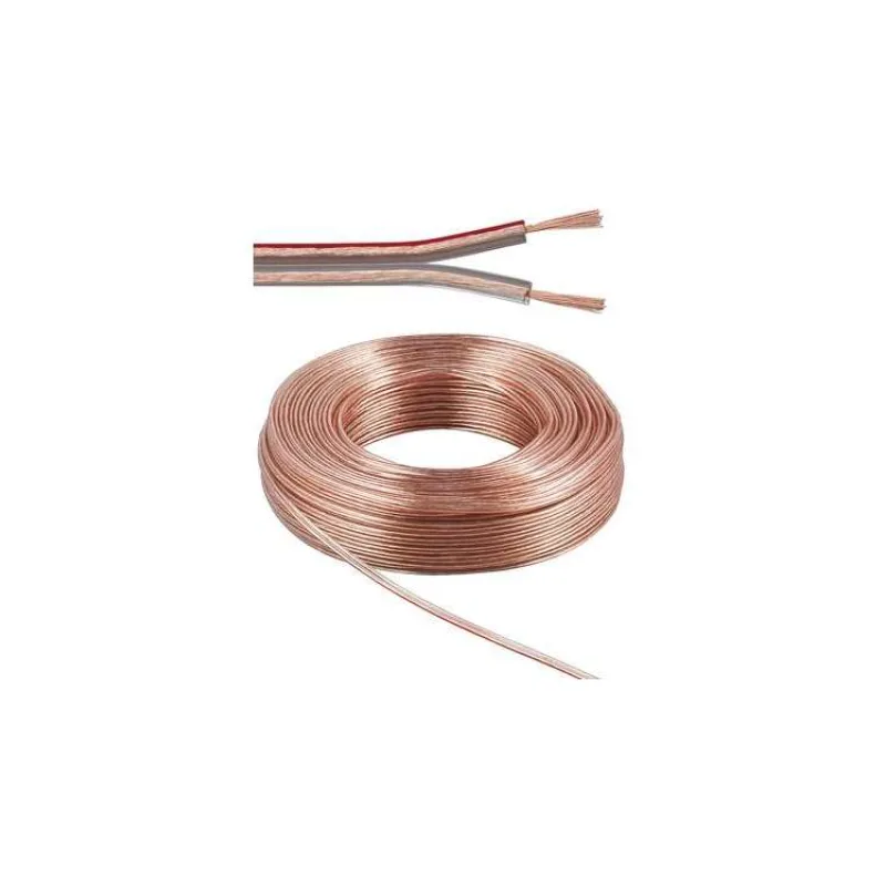 PremiumCord Kabely na propojení reprosoustav 100% CU med 2x2,5mm 10m (kjpr-02-10)