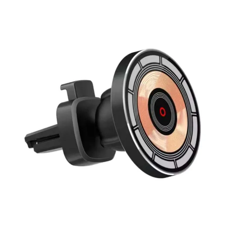 1stCOOL bezdrátová QI nabíječka 15W, do auta, MagSafe, USB-C, černá (Q22 CAR)