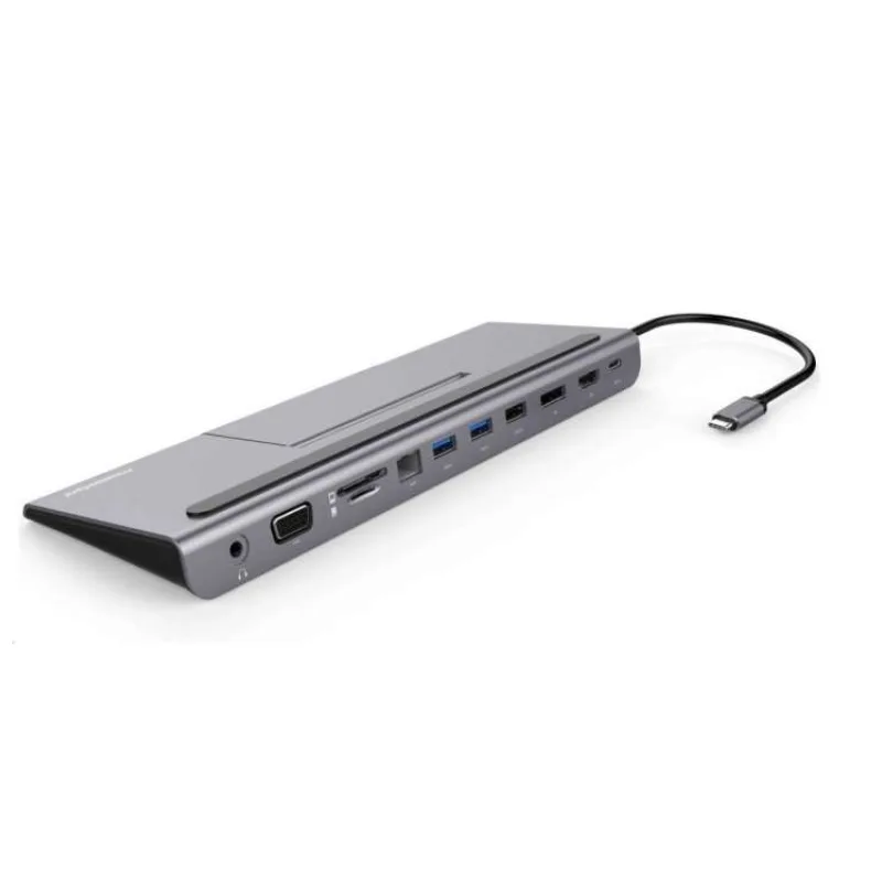 PremiumCord USB-C Full Size MST Dokovacia stanica vhodná pod notebook (ku31dock13)