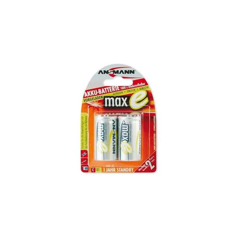 Ansmann akumulátor C NiMH 4500 mAh (2 ks) maxE (08764)