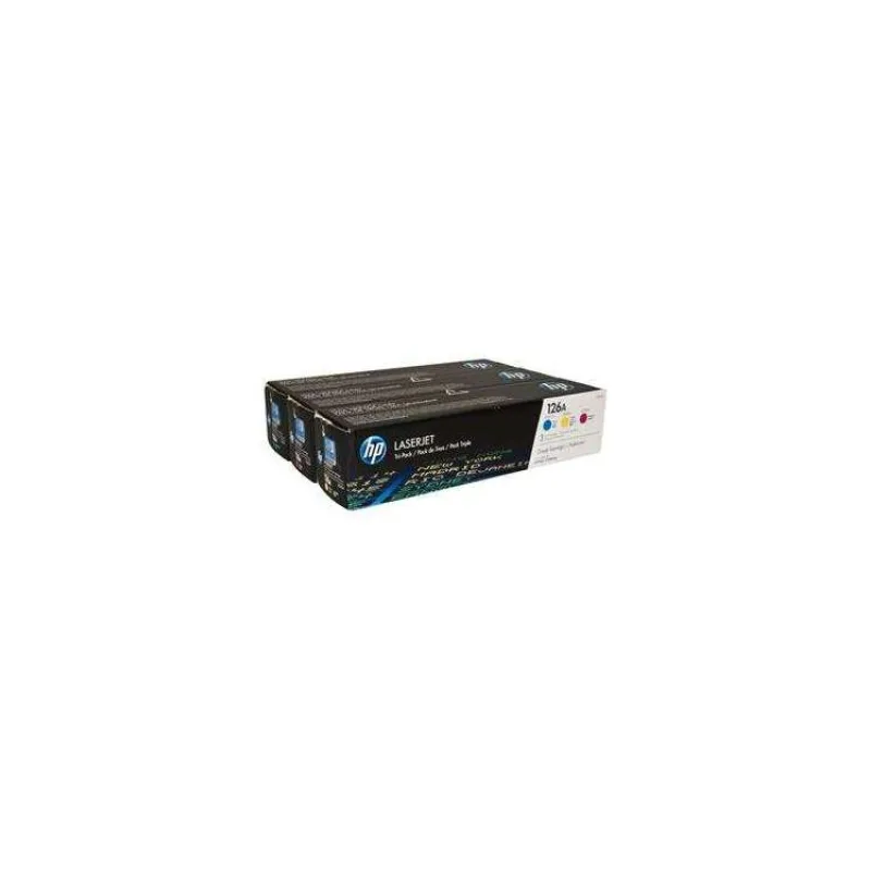 HP (126A) Tri-pack CF341A žlutá, azurová, purpurová - 1 000 stran (CF341A)
