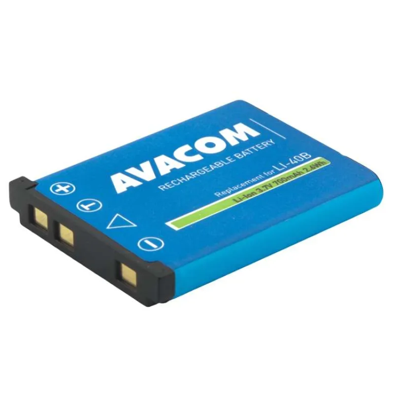 Batéria AVACOM Olympus Li-40B, Li-42B, Fujifilm NP-45, Nikon EN-EL10 Li-Ion 3.6V 700mAh 2.6Wh (DIOL-LI40-B700)