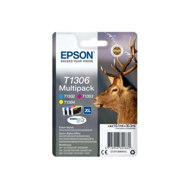 Epson Multipack 3-colours T1306 DURABrite UltraInk (C13T13064012)