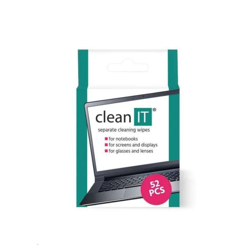 CLEAN IT čisticí ubrousky mokré kusové LCD,LED,Plazma 52ks (CL-150)