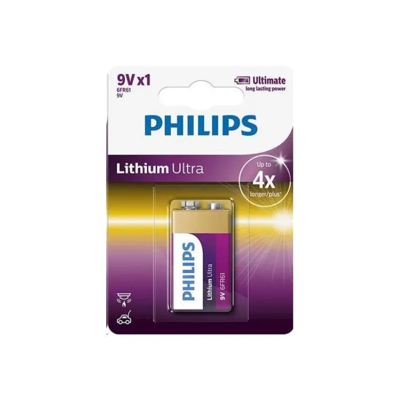 Philips baterie 9V Ultra lithium (6FR61LB1A/10)