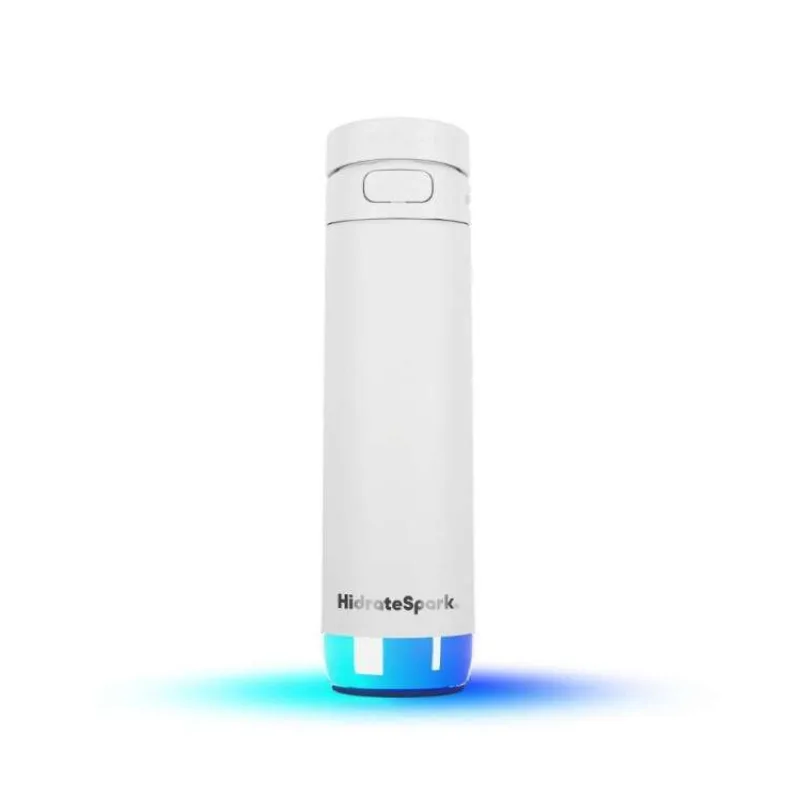 HidrateSpark PRO 2 chytrá lahev s brčkem, 621 ml, bílá (HI-21S-01)