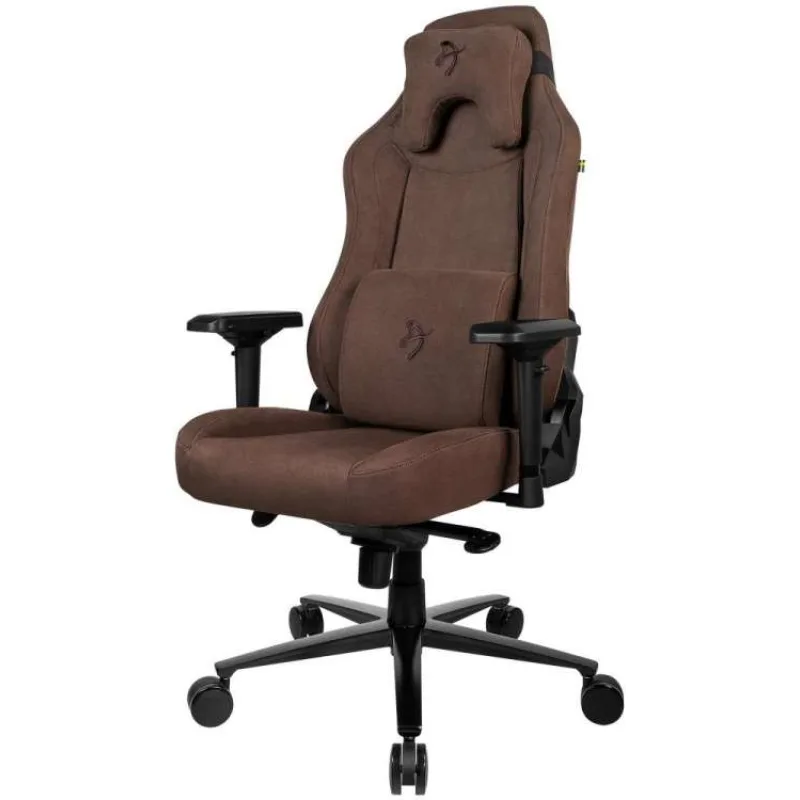 AROZZI herní židle VERNAZZA Supersoft Fabric Brown/ hnědá (VERNAZZA-SPSF-BWN)