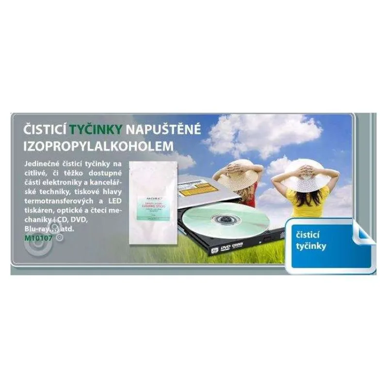 čistiace tyčinky MORE impregnované, 2ks/bal. (M10107)