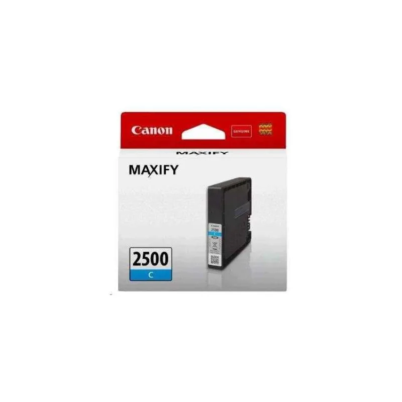 Canon inkoustová náplň PGI-2500 C azurová (9301B001)