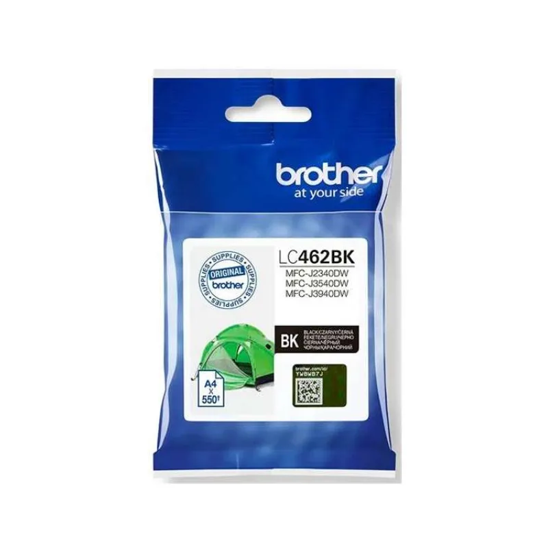 kazeta BROTHER LC-462 Black MFC-J2340DW/J3540DW/J3940DW (550 str.) (LC462BK)