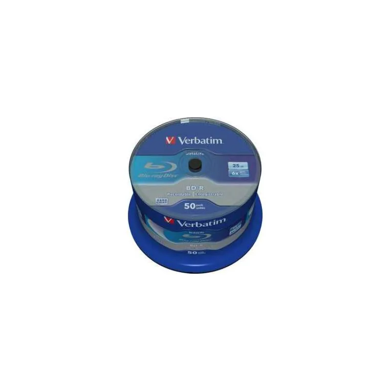 VERBATIM BD-R SL DataLife 25GB, 6x, spindle 50 ks (43838)