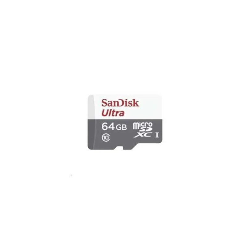 SanDisk Ultra 64GB microSDXC / CL10 UHS-I / Rychlost až 100MB/s (SDSQUNR-064G-GN3MN)