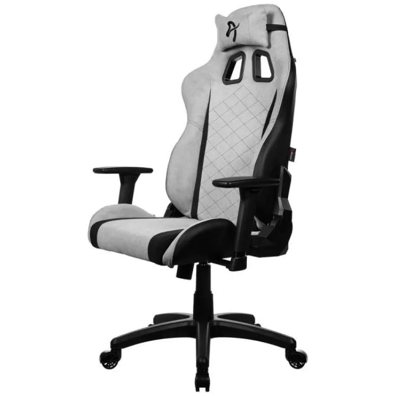 AROZZI herní židle AVANTI Soft Fabric Light Grey/ látkový povrch/ světle šedá (AVANTI-SFB-LG)