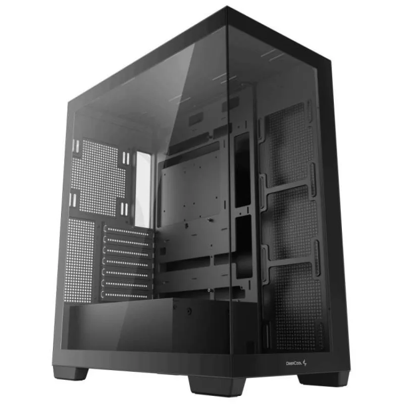 DEEPCOOL skříň CG580 / ATX / 2xUSB 3.0 / panoramatická / tvrzené sklo / černá (R-CG580-BKNDA0-G-1)