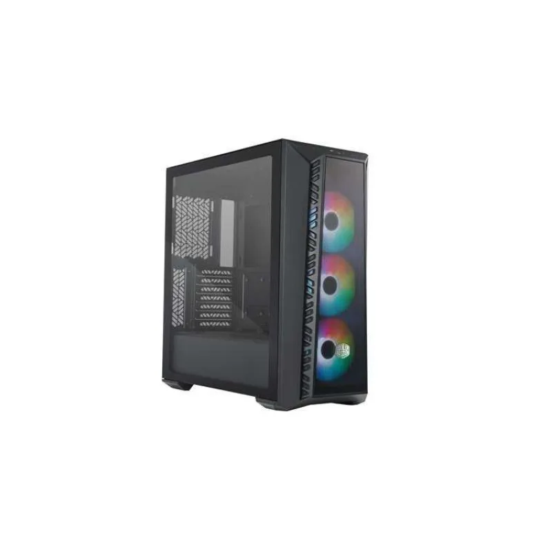 Cooler Master case MasterBox 520 Mesh, ATX, Průhledná bočnice, 3x 120mm ARGB Fan, ARGB Hub, Černá (MB520-KGNN-S00)