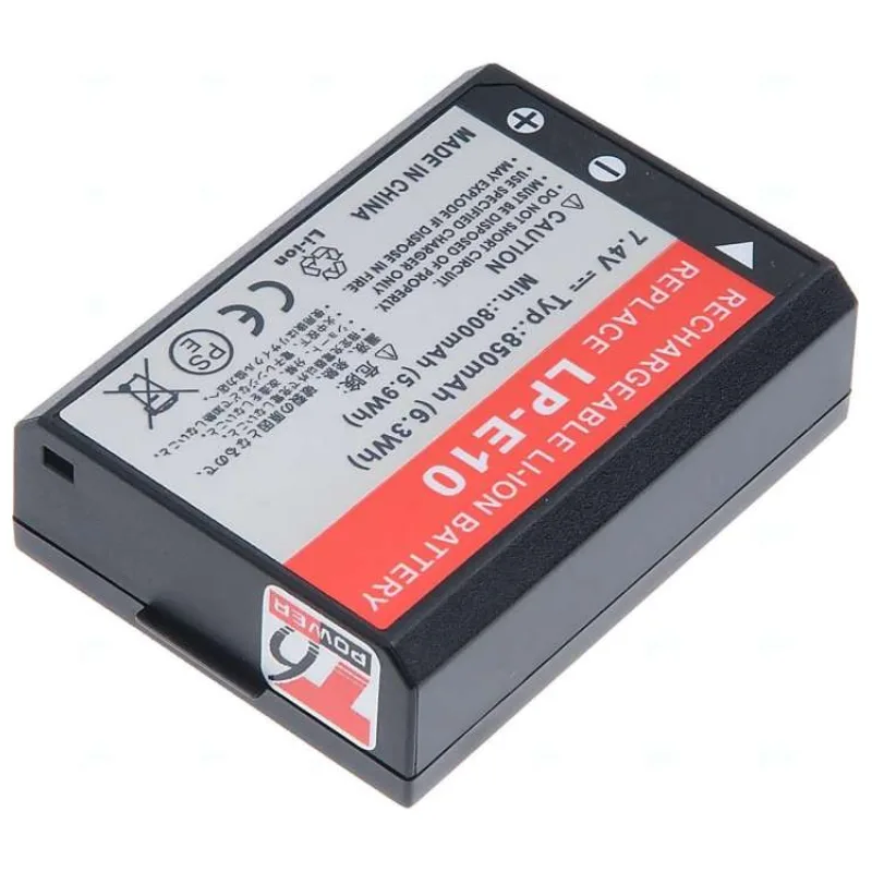 Batéria T6 power Canon LP-E10, 1050mAh, 7,8Wh, čierna (DCCA0019)
