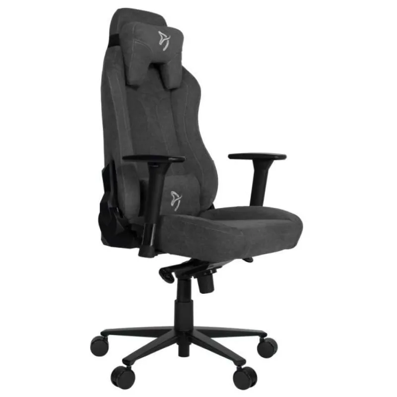 AROZZI herní židle VERNAZZA Soft Fabric Dark Grey/ povrch Elastron/ tmavošedá (VERNAZZA-SFB-DG)