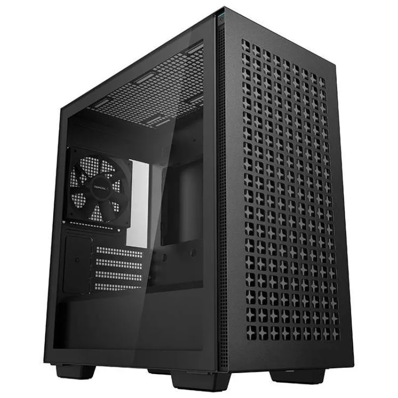DEEPCOOL skříň CH370 / MiniT/ 120mm fan / 2xUSB 3.0 / černá (R-CH370-BKNAM1-G-1)