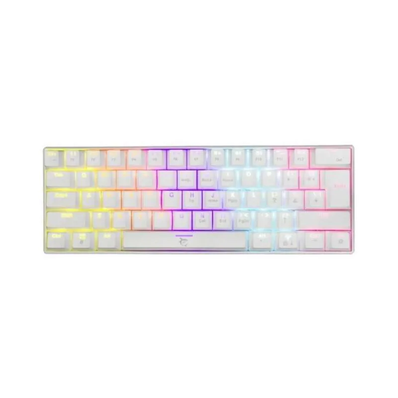 White Shark Mechanical gaming keyboard SHINOBI 2, US, blue switch, white (SHINOBI-2-W-US-BLUE)