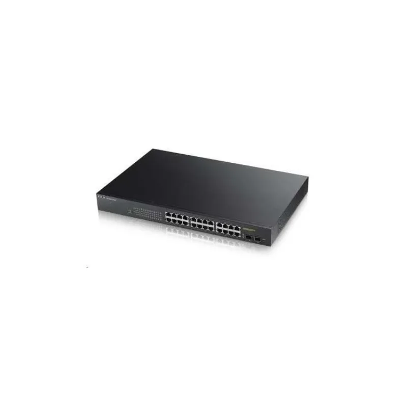 ZyXEL GS1900-24HP, 24p (24Gigabit RJ45 + 2 SFP,), POE IPv6, WebManaged, Rackmount (GS190024HPV2-EU0101F)