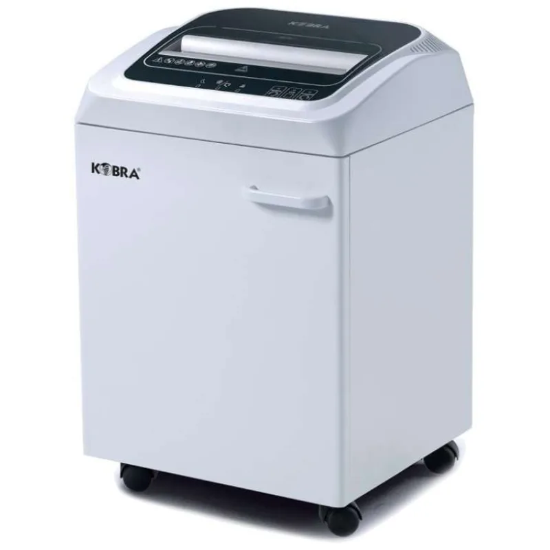 KOBRA skartovač 245 TS HS-6/ příčný řez 0,8 x 5 mm/ A4/ kapacita 4 listy/ objem koše 40l/ stupeň utajení P7/ šedý (KOBRA-245-TS-HS-6)