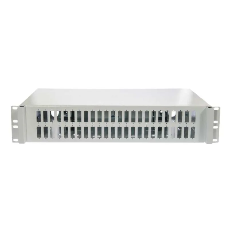 19" 2U Optická vaňa 48x SC duplex LC quad, sivá ()