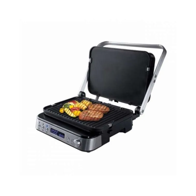 Orava Grillchef-3 elektrický kontaktní gril, 2000 W, LCD displej, časovač, digitální ovládání (Grillchef-3)