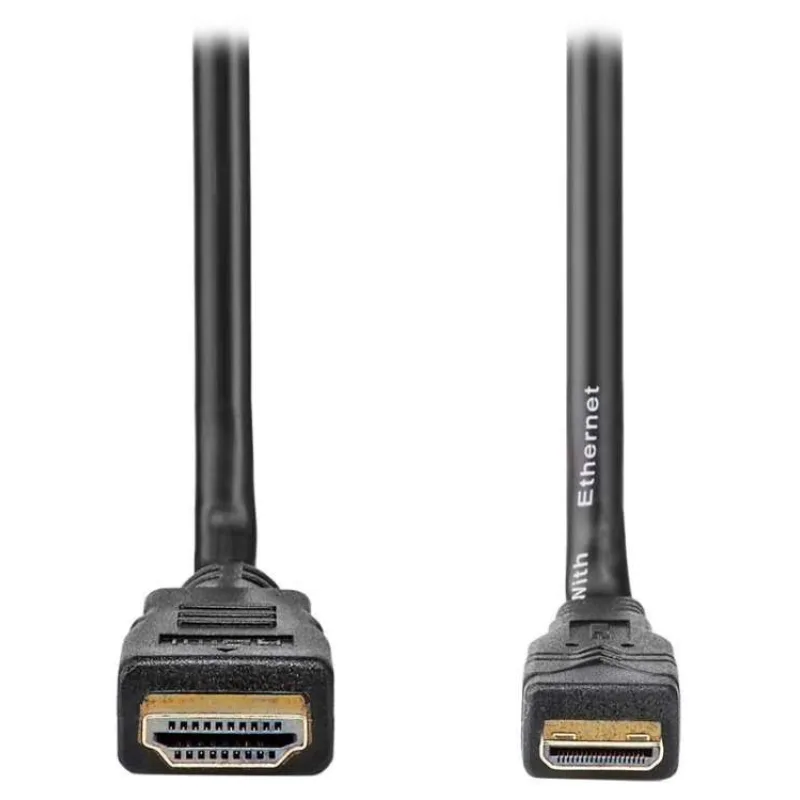 NEDIS High Speed HDMI 1.4 kabel s ethernetem/ 4K@30Hz/ zlacené konektory HDMI-mini HDMI/ černý/ bulk/ 3m (CVGL34500BK30)