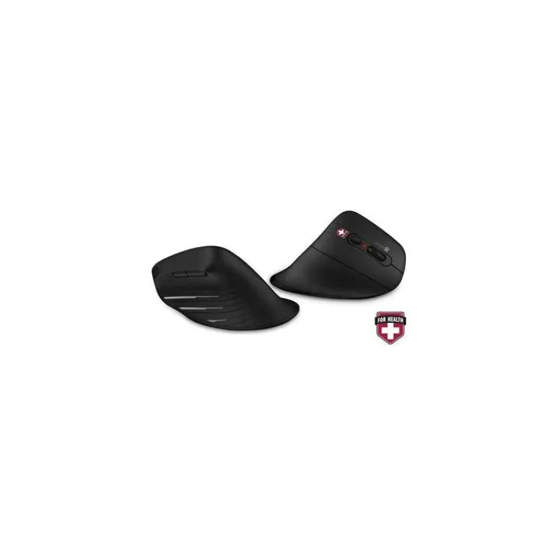 CONNECT IT FOR HEALTH Verti TriMode ergonomická vertikální myš, bezdrátová, ČERNÁ (CMO-2880-BK)