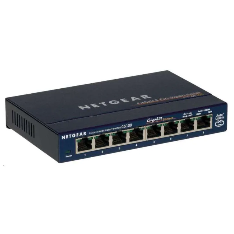 Netgear 8x 10/100/1000 Ethernet Switch (GS108GE)