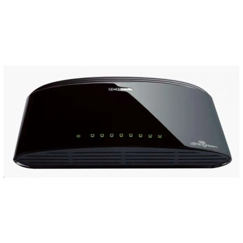 D-Link DES-1008D 8-portový 10/100 stolový prepínač (DES-1008D/E)