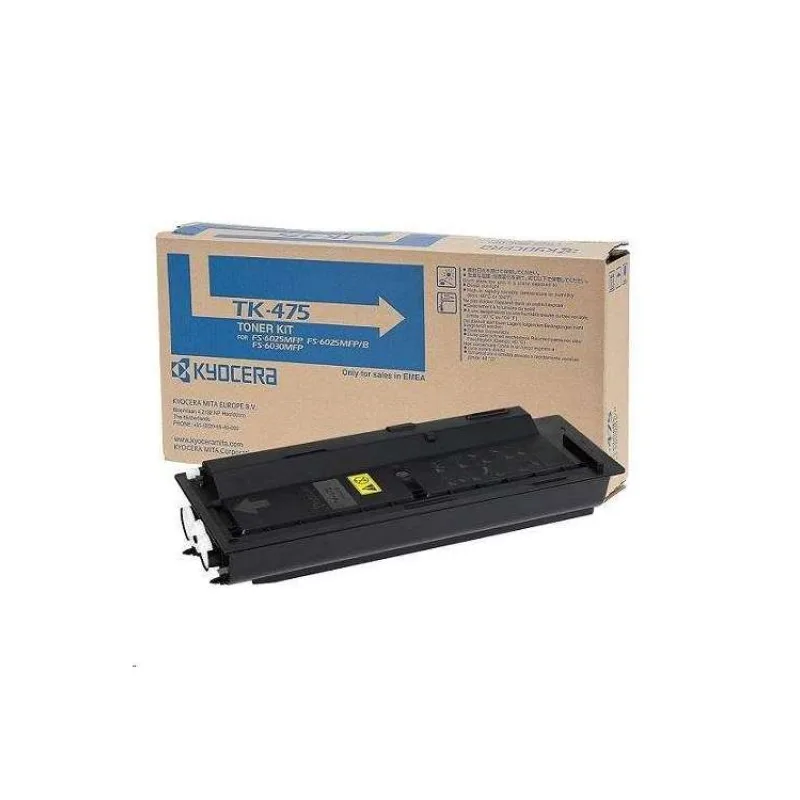 Kyocera toner TK-475 na 15 000 A4 (při 6% pokrytí), pro FS-6525mfp, 6530mfp, 6025mfp, 6030mfp (TK-475)