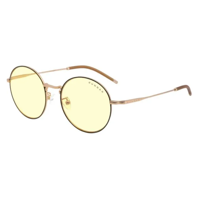 GUNNAR kancelářske/herní brýle ELLIPSE BLACK/GOLD * jantárová skla * BLF 65 * GUNNAR focus (ELL-10901)
