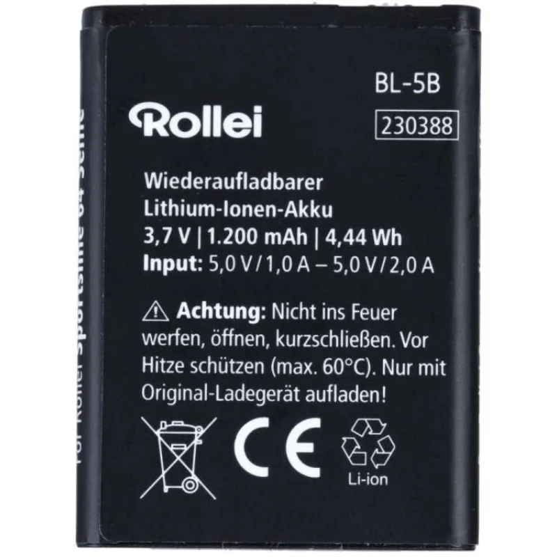 Rollei náhradní baterie pro fotoaparáty Compactline 880/ Sportsline 64 a Compactline 64 Dual Screen (40525)