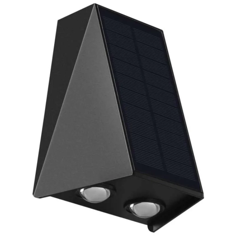 IMMAX WALL-4 venkovní solární nástěnné LED osvětlení se světelným čidlem, 2W (08490L)