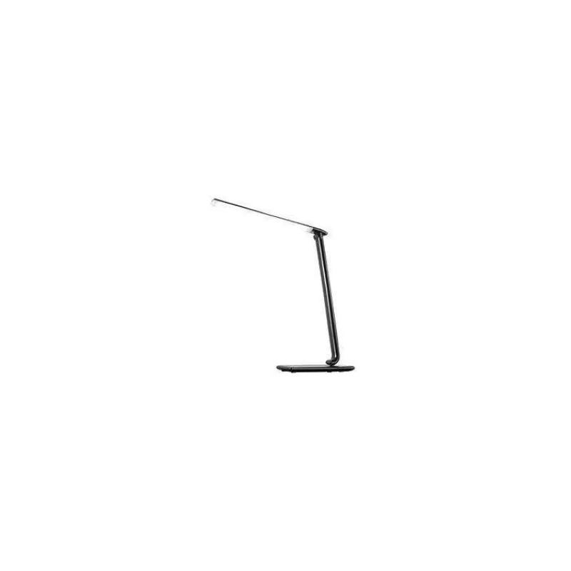 Solight LED stolná lampička stmievaťelná, 12W, voľba teploty svetla, USB, čierny lesk (WO37-B)