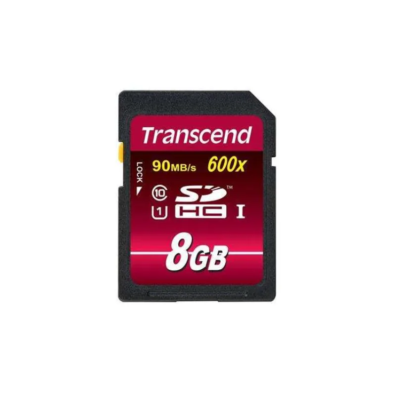 Transcend 8GB SDHC (Class 10) UHS-I 600x (Ultimate) MLC paměťová karta (TS8GSDHC10U1)