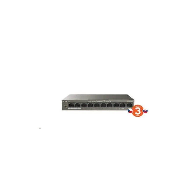 Tenda TEF1110P-8-63W - PoE AT Switch 63Watt (TEF1110P-8-63W)
