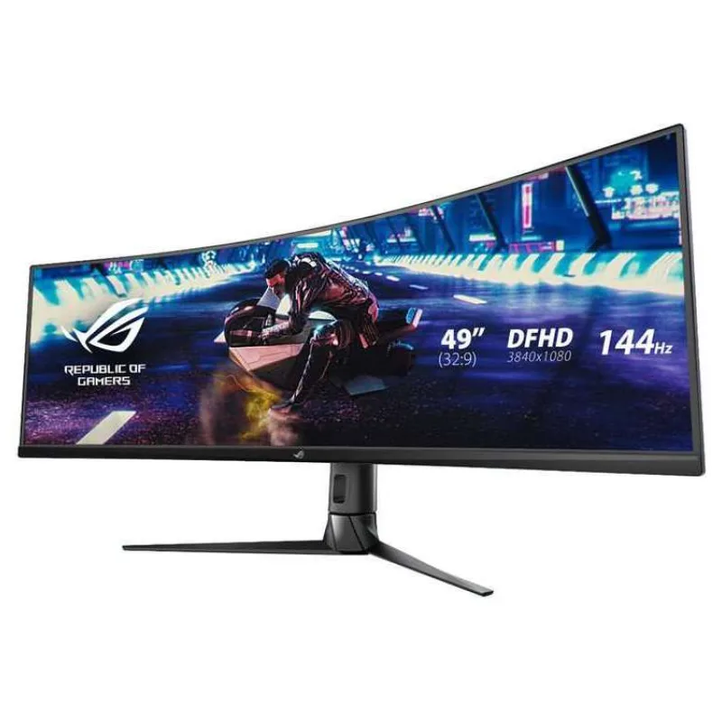 ASUS LCD 49" XG49VQ ROG STRIX 3840x1440 Zakrivený DFHD VA 144Hz 125% sRGB DP HDMI USB3.0 GAMING (90LM04H0-B01170)