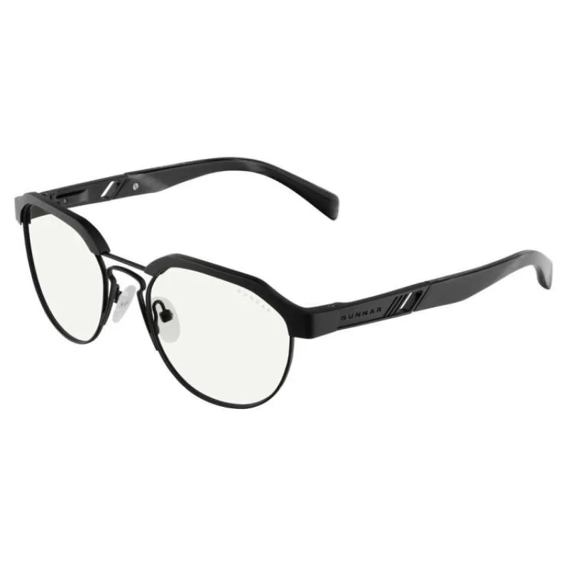 GUNNAR kancelářske/herní brýle CAMPBELL ONYX čirá skla-PRO BLF 35 GUNNAR focus (CMB-01030)