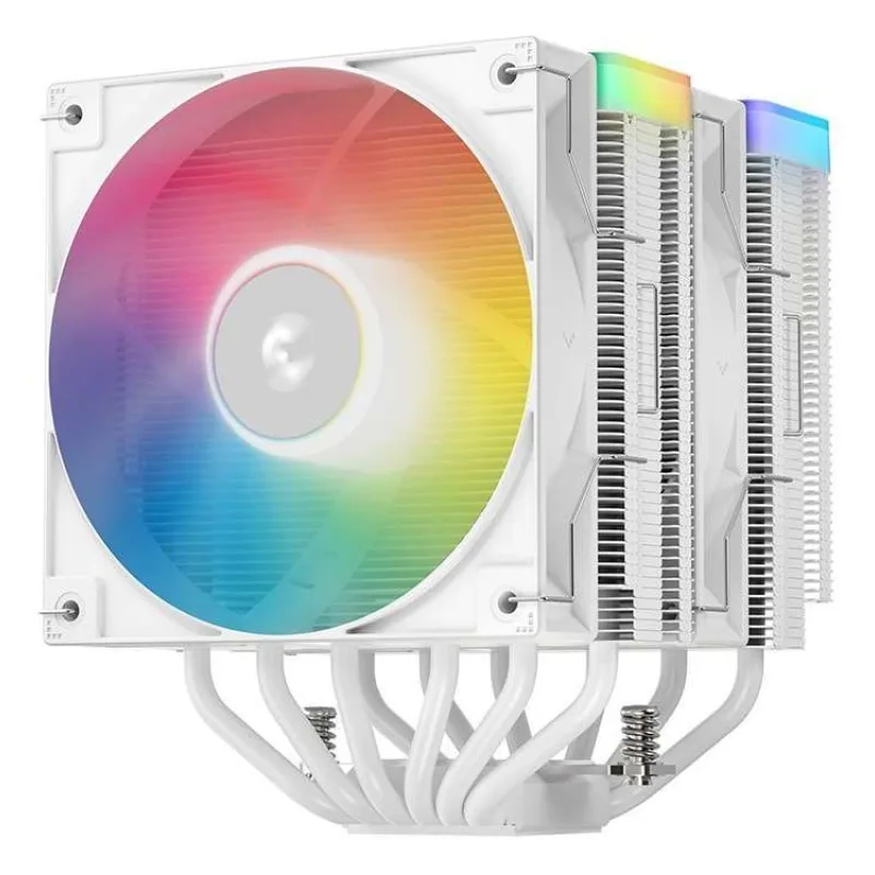 DEEPCOOL CPU Chladič AG620 WH ARGB V2, 2x120mm, LGA1851, AM5, bílá (R-AG620-WHAMMN-GJD)