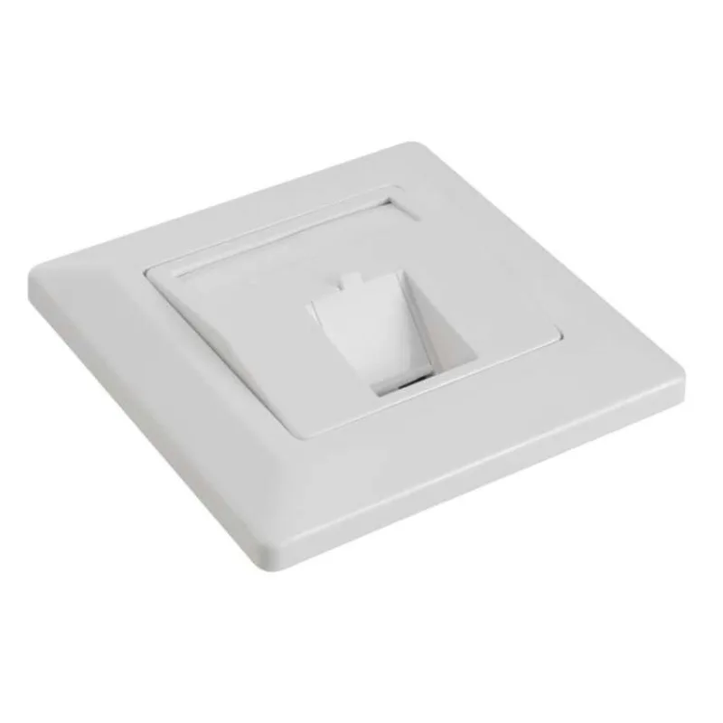 Solarix Eth.Zás. modulární pro 1 keystone pod omítku bílá SX9-1-0-WH (23100101)