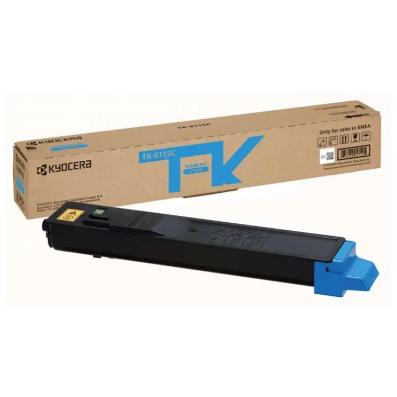 Kyocera toner TK-8115C/ 6 000 A4/ azurový/ pro ECOSYS M8124cidn, M8130cidn (TK-8115C)