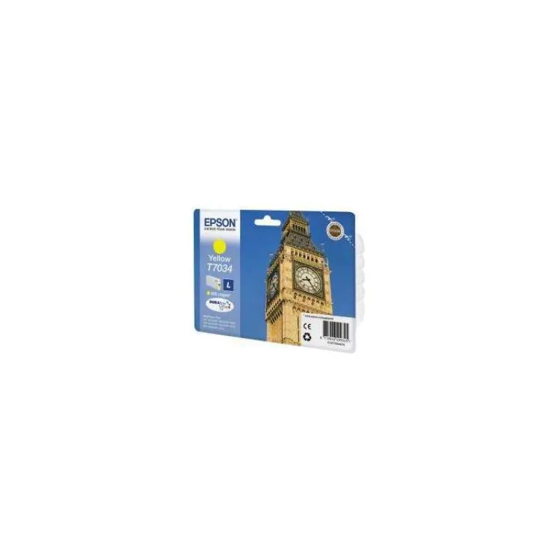 Epson inkoustová náplň/ C13T70344010/ WP-4000/ 4500/ 800 stran/ Žlutá (C13T70344010)