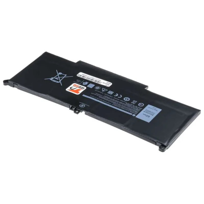 Batéria T6 Power Dell Latitude 7280, 7290, 7380, 7390, 7480, 7490, 7500mAh, 57Wh, 4cell, Li-pol (NBDE0185)