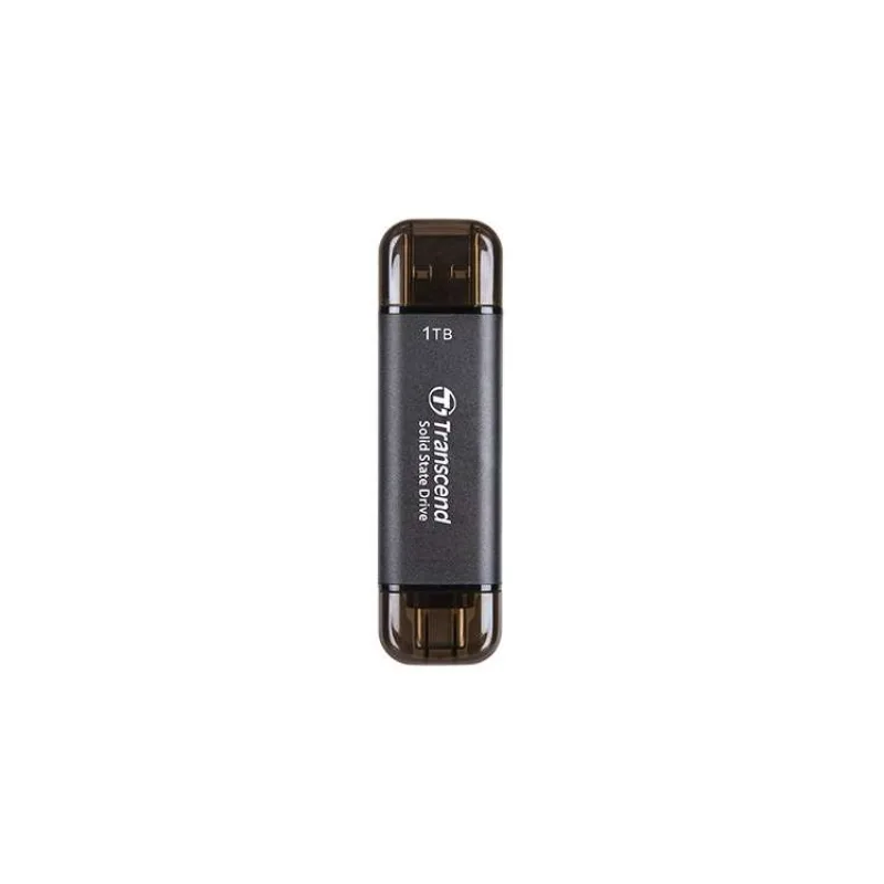 TRANSCEND SSD ESD310C 256GB, External SSD, ESD310C, USB 10Gbps, Type C/A (TS256GESD310C)