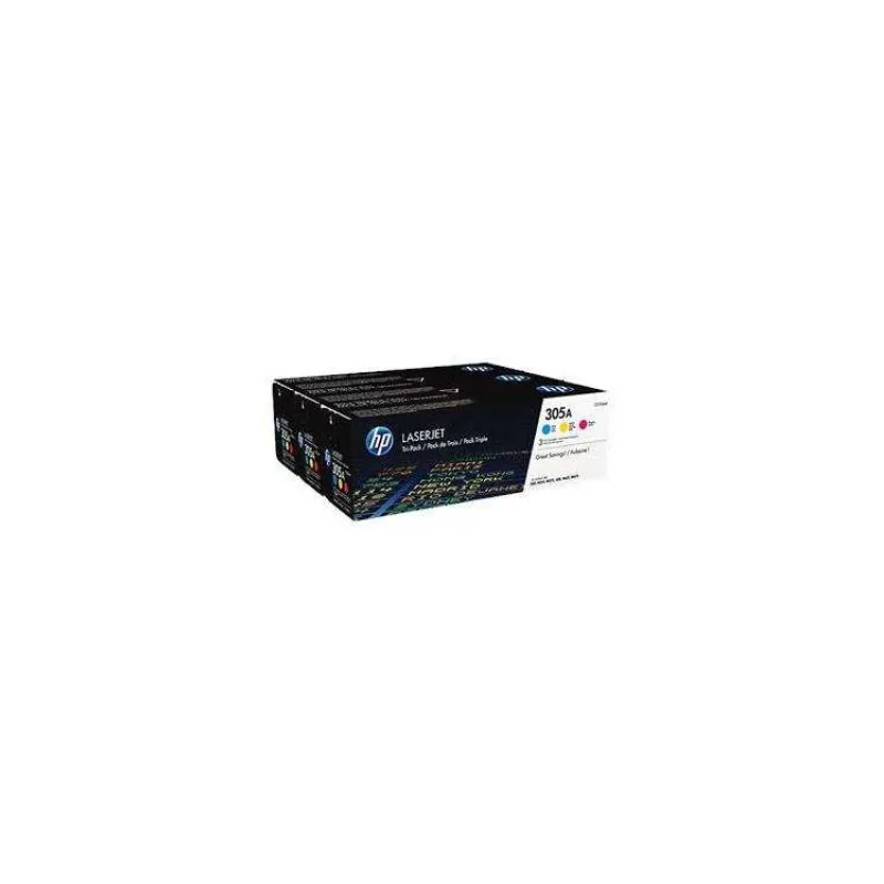 HP 305A CMY 3-pack LJ Toner Cart, 3 x 2600 str, CF370AM originál (CF370AM)