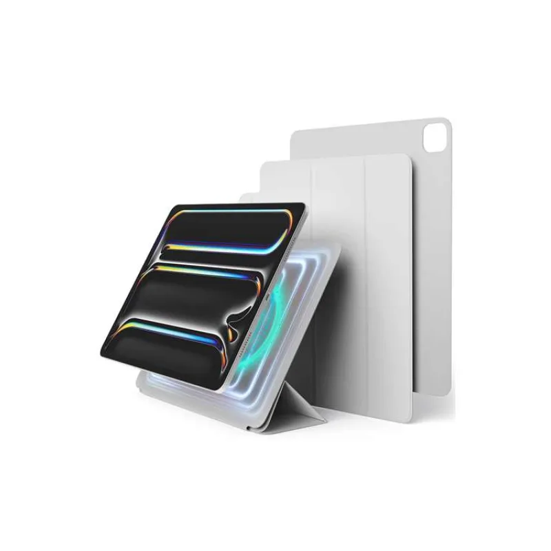 Elago puzdro Magnetic Folio Case pre iPad Pro 13" M4 2024 - Light Gray (EPADP13-M4-MFLO-LGY)